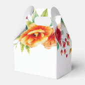 Ballotins Verona coucher de soleil oranger fleurs mariage Me (Arrière)