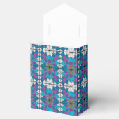 Ballotins Verre de taches avec Motif d'angle bleu et violet (Ouvert)