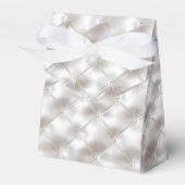 Ballotins Verre romantique Blanc Faux Mariage en cuir (Verso)