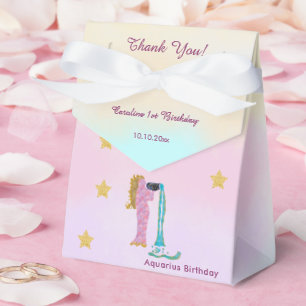 Ballotins Verseau céleste aquarelle 1er anniversaire