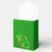 Ballotins vert,cadeau de chance, fer à cheval, trèfle, vert, (Ouvert)