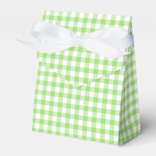 Ballotins Vert de printemps Gingham classique (Verso)
