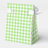 Ballotins Vert de printemps Gingham classique (Arrière)