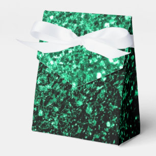 Ballotins Vert émeraude faux paillettes scintillent