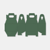 Ballotins Vert émeraude foncé uni (Déplié)