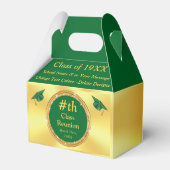 Ballotins Vert et or, Classe Retrouvailles Faveurs, Boîtes (Arrière)