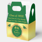 Ballotins Vert et or, Classe Retrouvailles Faveurs, Boîtes (Ouvert)