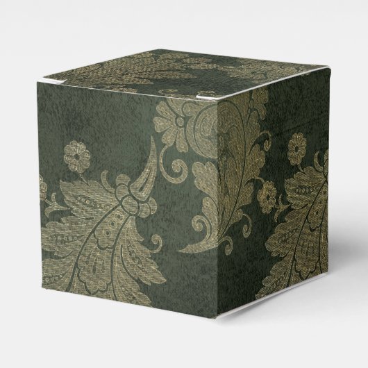 Ballotins Vert et or vintage damask (Verso)