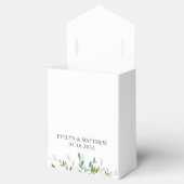 Ballotins Vert floral rose sur Wedding shower blanc (Ouvert)