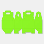 Ballotins vert fluorescent -blanc (Déplié)