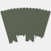 Ballotins Vert fusil couleur unie (Déplié)