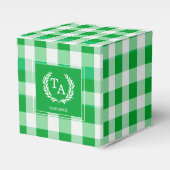 Ballotins Vert Gingham Monogram Blason (Verso)