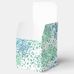 Ballotins Vert Menthe Bleu Aqua Paillettes Brillantes      