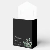 Ballotins Vert moderne Merci Mariage noir (Ouvert)