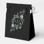 Ballotins Vert moderne Merci Mariage noir (Arrière)