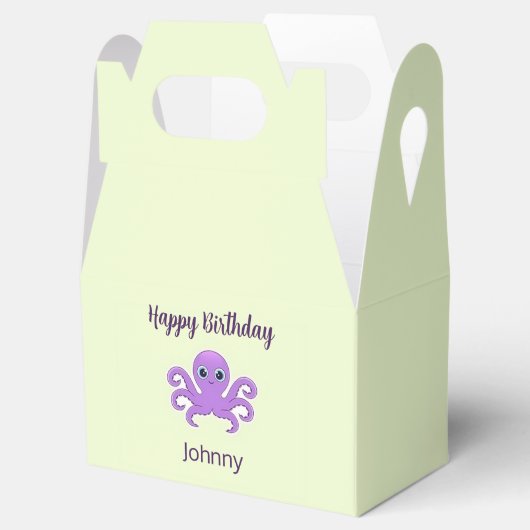 Ballotins Vert octopus mou violet (Ouvert)