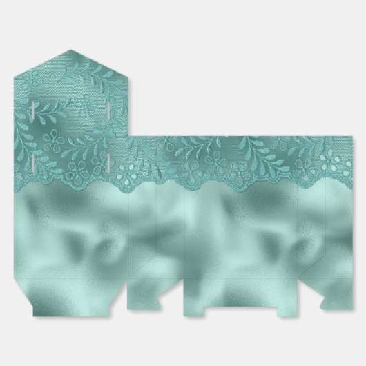 Ballotins Vert œuf de Robin Lace Réception de mariage (Déplié)