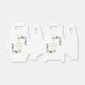 Ballotins Vert olive botanique moderne Première communion (Déplié)