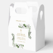 Ballotins Vert olive botanique moderne Première communion (Ouvert)