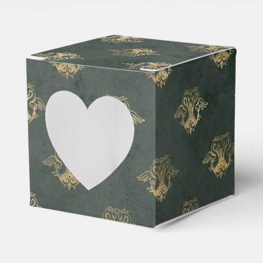 Ballotins Vert profond et or Dragon Vintage (Verso)