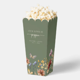 Ballotins Vert sauge Boho Papillon Popcorn