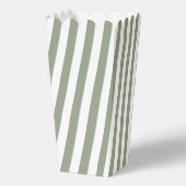 Ballotins Vert sauge et rayure blanche (Verso)