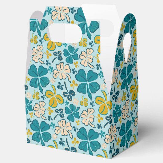 Ballotins Verte Lucky Shamrock Clover Saint Patrick`s Day (Ouvert)