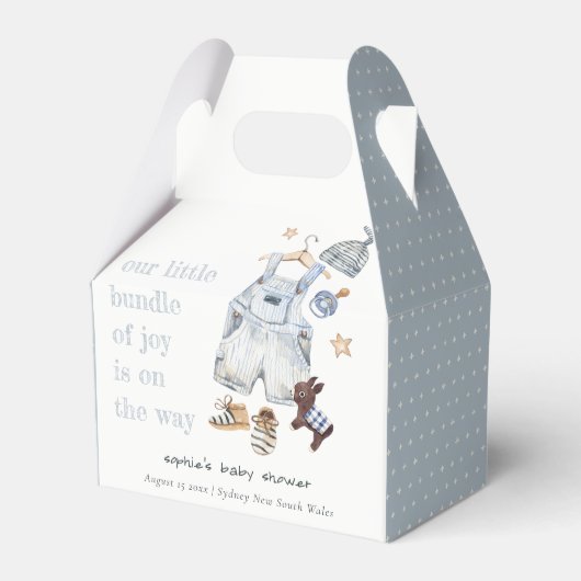 Ballotins Vêtements Bébé mignons Essentials Baby shower Garç (Verso)