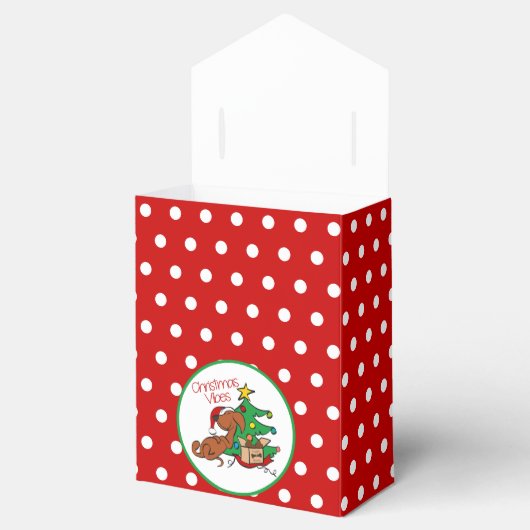 Ballotins Vibes de Noël Dachshund Chien Ballotin (Ouvert)