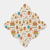 Ballotins Vibrant Birthday Party Seamless Pattern (Déplié)