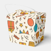 Ballotins Vibrant Birthday Party Seamless Pattern (Arrière)