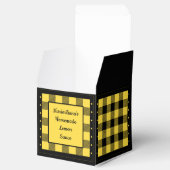 Ballotins Vichy Buffalo - Jaune et Noir - Classique (Ouvert)