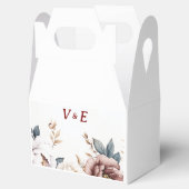 Ballotins Victorian Peony Luxe Wedding Favor Box (Ouvert)