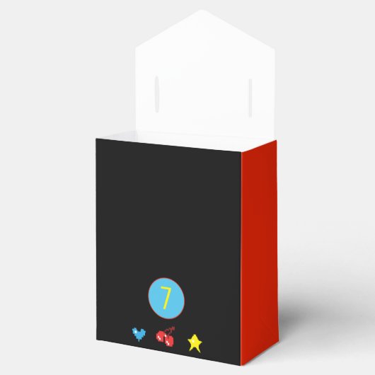 Ballotins Video Gamer Red Black Arcade 7e anniversaire (Ouvert)