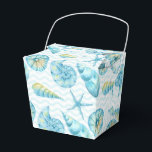 Ballotins Vie marine bleu et jaune<br><div class="desc">Aquarelle océanique créatures thème ballotin.</div>