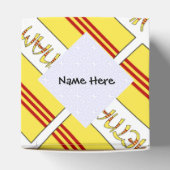 Ballotins Vietnam and South Vietnamese Flag Tiled Your Name (Haut)