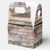 Ballotins Vieux bois rustique bateau en bois plank (Ouvert)