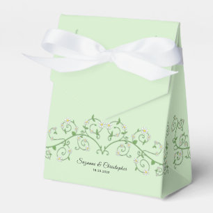 Ballotins Vigne blanche Flower Mint Vert Ballotin