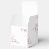 Ballotins Vignes à fleurs roses Boîte de mariage (Ouvert)