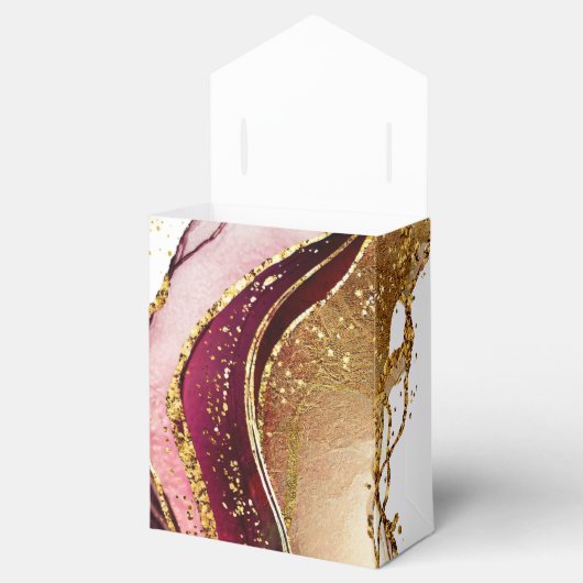 Ballotins Vin rouge Mariage Abstrait Sparkling ID1018 (Ouvert)