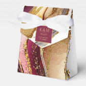 Ballotins Vin rouge Mariage Abstrait Sparkling ID1018 (Verso)