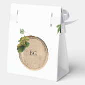 Ballotins Vin rustique Barrel Vignoble Mariage (Verso)