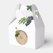 Ballotins Vin rustique Barrel Vignoble Mariage (Arrière)