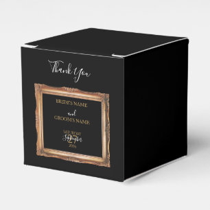 Ballotins Vintage Black & Gold Mariage