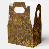 Ballotins Vintage Brass Gold Damask Grunge Textured (Ouvert)