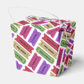 Ballotins Vintage Cinema & Theatre Ticket Stubs Pattern (Arrière)