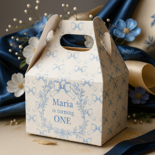 Ballotins Vintage Coquette Blue Bow Anniversaire