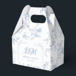 Ballotins Vintage Floral bleu Mariage<br><div class="desc">Elégants et intemporels, ces Ballotins de Monogramme Vintage Floral Blue Blue Mariage sont parfaits pour les faveurs de mariage. Conçues pour un mariage bleu français, elles complètent n'importe quel thème de mariage bleu, du mariage bleu poussiéreux au mariage bleu bébé. Idéales pour les faveurs de mariage, elles apportent une touche...</div>