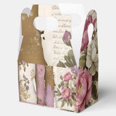 Ballotins Vintage Floral - Paper Favor Box (Ouvert)