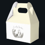Ballotins Vintage Garden Bird - Floral monochrome<br><div class="desc">Enveloppez votre cadeau dans un charme intemporel avec cette boîte cadeau Vintage de charme botanique, avec un oiseau rétro gracieux et des détails floraux délicats. Un choix parfait pour des anniversaires, des mariages de jardin, des anniversaires ou des surprises d'inspiration nature. Élégant, chaleureux et plein de caractère — un souvenir...</div>